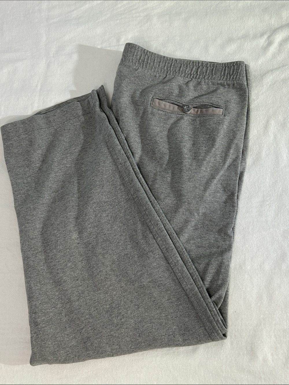 Lands' End Men's Heather Gray Sweat Joggers
